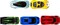 Hot Wheels Premium Car Culture Speed Machines 5-Pack of Toy Cars, Full Metal Body, Real Riders Tires, 1:64 Scale Sports Cars, for Collectors